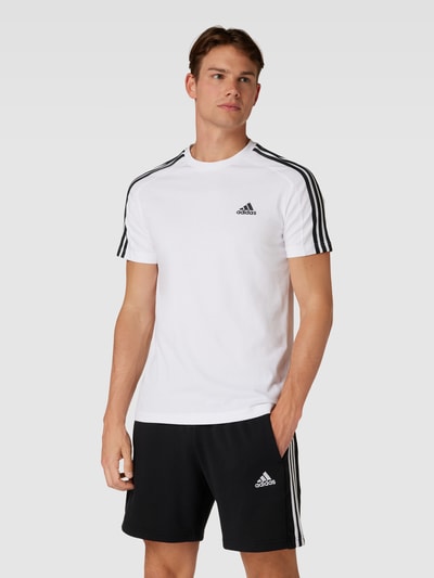 ADIDAS SPORTSWEAR T-shirt z wyhaftowanym logo Biały 4