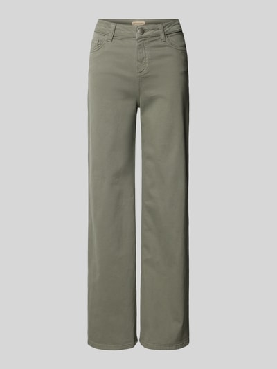 Soyaconcept Straight Fit Jeans im 5-Pocket-Design Khaki 2