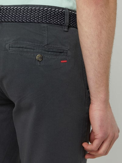 Lerros Regular Fit Chino-Shorts aus Baumwolle Modell 'Craig' Dunkelgrau 3