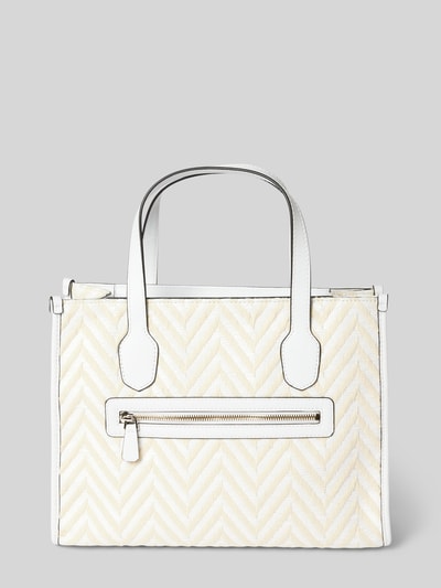 Guess Handtasche mit grafischem Muster Modell 'SILVANA' Weiss 4