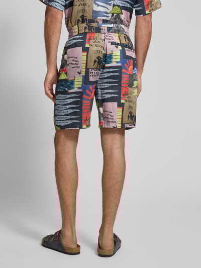 Scotch & Soda Szorty z elastycznym pasem Granatowy 5