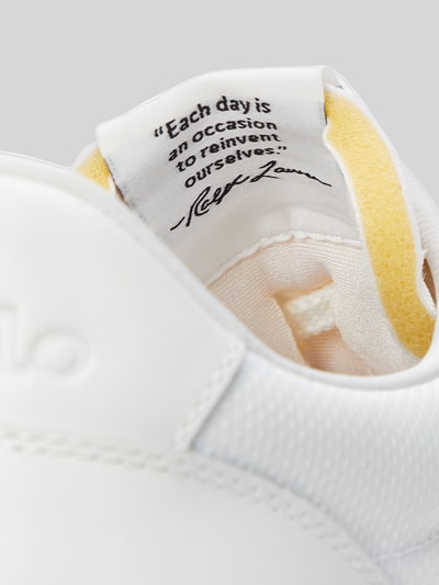 Polo Ralph Lauren sneakers van echt leer Wit - 4