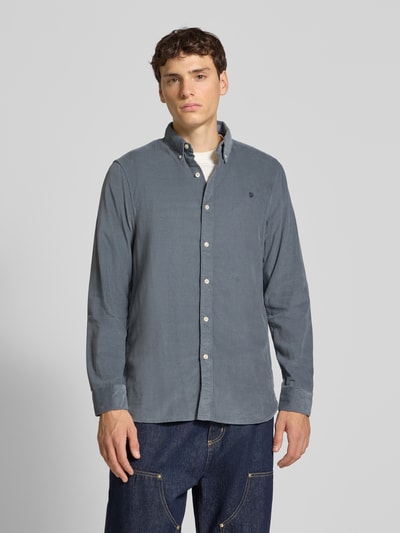 Superdry Vrijetijdsoverhemd met labelstitching Blauw - 4