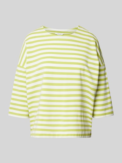 OPUS Oversized T-shirt met 3/4-mouwen Lichtgroen - 2