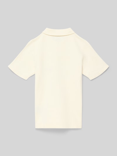 Productfoto, Regular Fit poloshirt met logo-stitching model 'Rebro' van Jack & Jones, puur katoen, kinderen, polokraag, korte mouw, ruglengte maat 140: 51 cm