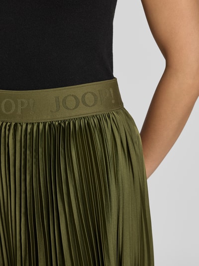 JOOP! Maxirock mit Plisseefalten Modell 'Salma' Dunkelgruen 3
