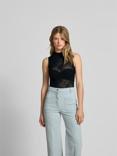 Victoria Beckham Body in Strick-Optik Black 4