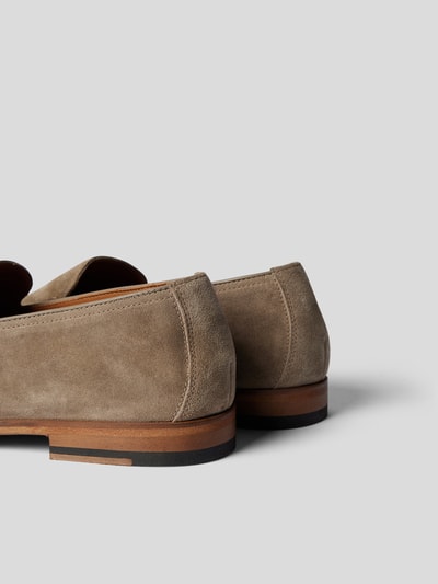 Doucal's Loafer aus Veloursleder Schlamm 3