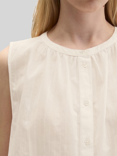 Marc O'Polo Relaxed Fit Bluse aus reiner Baumwolle Weiss 3