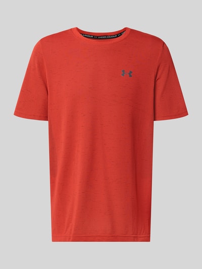 Under Armour T-Shirt mit Label-Print Rot 2