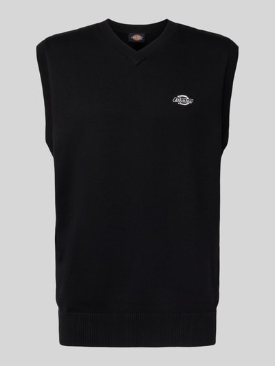 Dickies Stricktop mit Label-Stitching Modell 'SUMMERDALE' Black 2