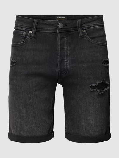 Jack & Jones Bermuda in 5-pocketmodel, model 'RICK' Zwart - 2