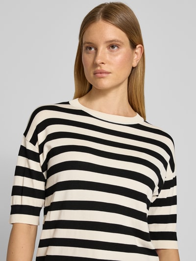 B.Young Gebreide pullover met ribboorden, model 'morla' Zwart - 3