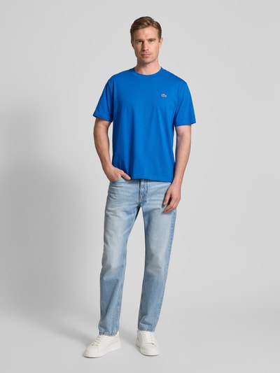 Lacoste T-Shirt mit Label-Patch Royal 1