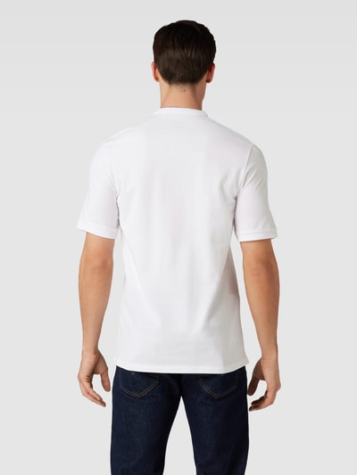 Jack & Jones Premium Poloshirt mit Stehkragen Modell  'BLASAINZ' Weiss 5