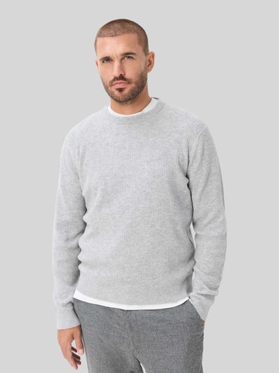 Brax Pullover aus Woll-Kaschmir-Mix Modell 'Rick' Silber 4