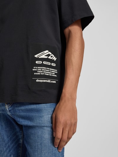 Dsquared2 T-Shirt mit Label-Detail Black 3