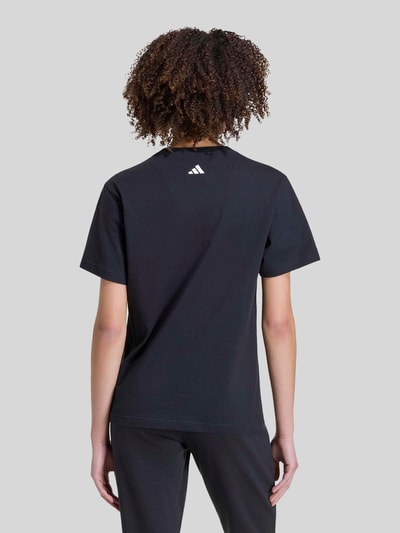 adidas Sportswear Regular Fit T-Shirt aus reiner Baumwolle Black 5