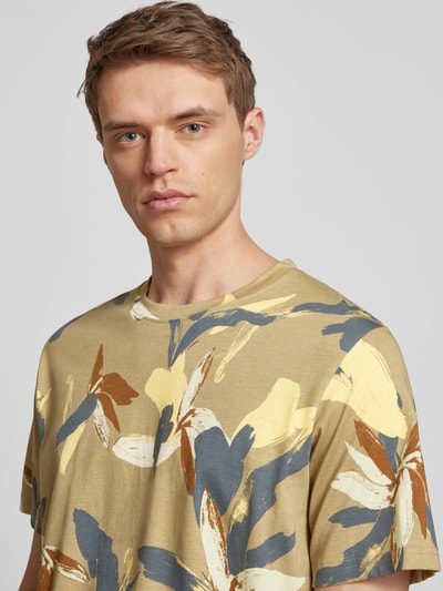 Jack & Jones T-Shirt mit Rundhalsausschnitt Modell 'VARENNA' Beige 3