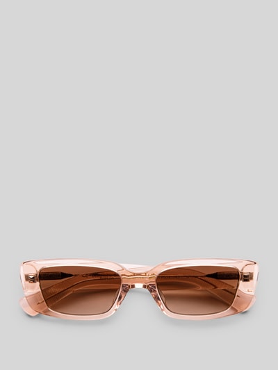 MessyWeekend Eckige Sonnenbrille Modell 'MILO' Rosa 2
