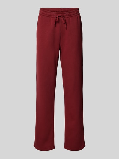 Gina Tricot Straight Leg Sweatpants mit elastischem Bund Bordeaux 2