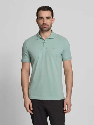 BOSS Green Regular Fit Poloshirt aus reiner Baumwolle Modell 'PIO 1' Lind 4
