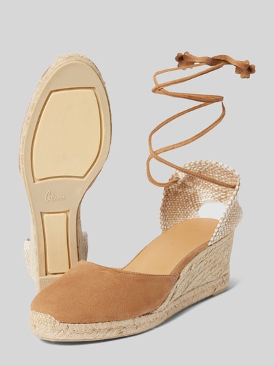 Castañer Wedges met sleehak, model 'CARINA' Beige - 4