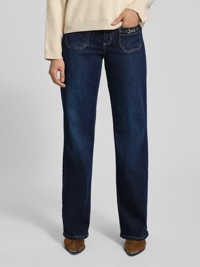 Angels Flared Jeans mit aufgesetzten Taschen Modell 'LIZ SMART BUCKLE' Dunkelblau 4