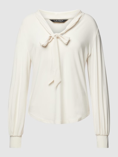 Lauren Ralph Lauren Blusenshirt mit Stehkragen Modell 'KATHLINDA' Offwhite 2