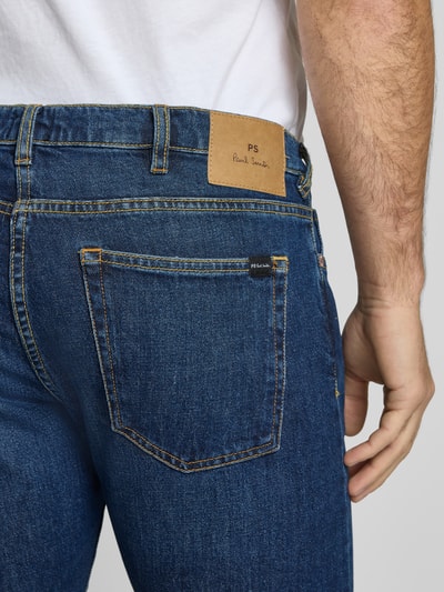 Paul Smith Tapered Fit Jeans mit Eingrifftaschen Dunkelblau 3