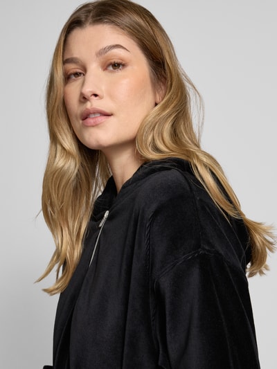 Jake*s Casual Oversized Sweatjacke mit Kapuze Black 3