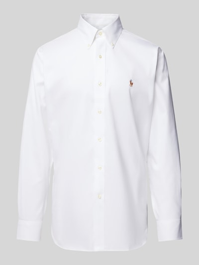 Polo Ralph Lauren Regular Fit Business-Hemd mit Button-Down-Kragen Weiss 2