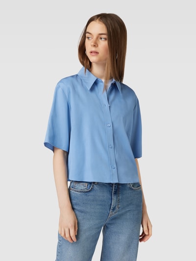 Marc O'Polo Denim Blouse met 1/2-mouwen Lichtblauw - 4