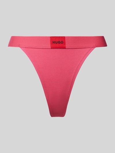 HUGO String met labelpatch, model 'Red Label' Felroze - 1