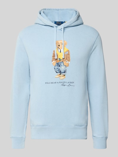 Polo Ralph Lauren Hoodie mit Kapuze Hellblau 2
