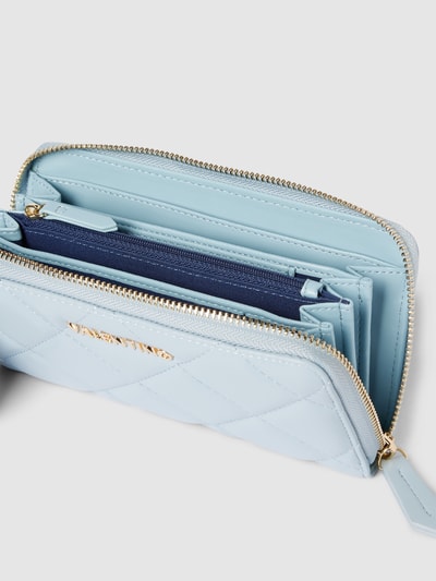 VALENTINO BAGS Portemonnee met labeldetail, model 'OCARINA' Bleu - 3