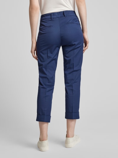 Raffaello Rossi Slim fit chino met verkort model, model 'DORA' Marineblauw - 5