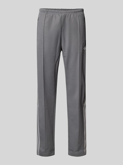 adidas Originals Regular Fit Sweatpants mit Label-Stitching Modell 'CLASSIC' Dunkelgrau 2