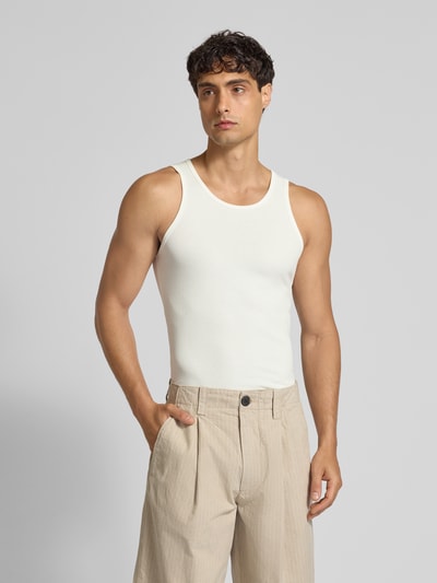 ANNARR Tanktop in Ripp-Optik Modell 'RIC' Weiss 4