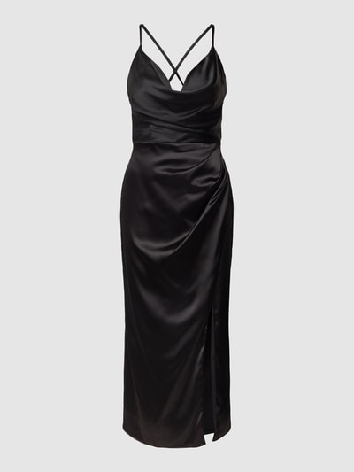 Luxuar Cocktailkleid in Wickel-Optik Black 2