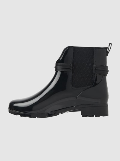 Tom Tailor Chelsea Boots aus Gummi Schwarz 3