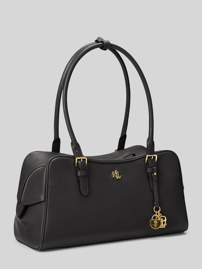 Lauren Ralph Lauren Henkeltasche aus echtem Rindsleder Black 2