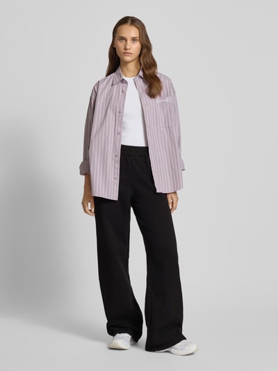 Pegador Wide Fit Sweatpants mit Logo-Stitching Modell 'Anni' Black 1