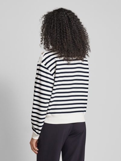 Tommy Hilfiger Sweatshirt met knoopsluiting Offwhite - 5