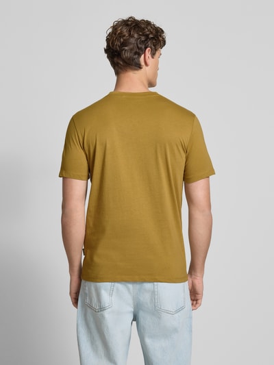 Blend T-Shirt mit Stitching-Detail Modell 'JEPPE' Khaki 5