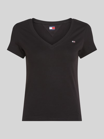 Tommy Jeans T-Shirt mit kleinem Logo-Detail Black 2