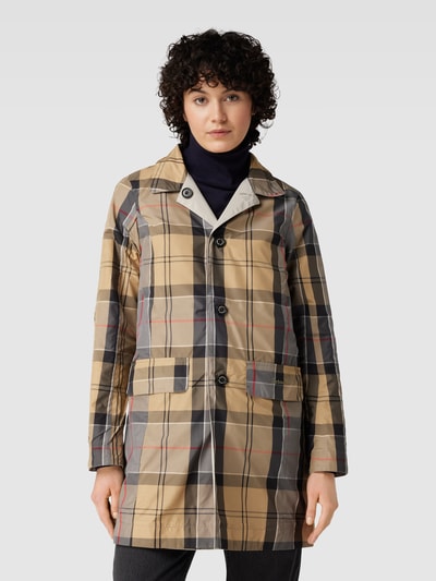 Barbour Płaszcz z wykładanym kołnierzem model ‘BABBITY’ Gliniany 6