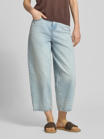 VERO MODA Barrel fit wide leg jeans van puur katoen model 'BILLIE' Lichtblauw - 4
