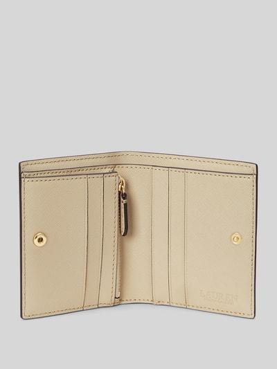 Lauren Ralph Lauren Portemonnaie aus echtem Leder Sand 3