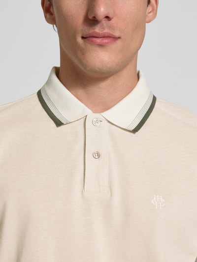 MCNEAL Poloshirt mit Label-Stitching Beige 3